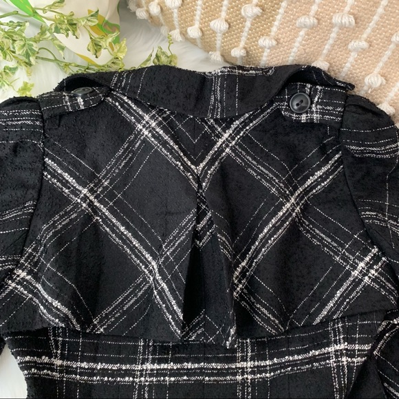 Nanette Lepore Plaid Peplum Blazer - Picture 6 of 16